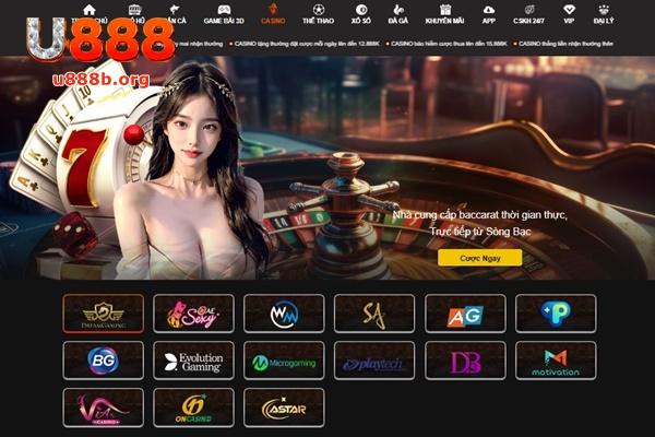 Live Casino U888 đưa bạn đến với thế giới game đa dạng và đặc sắc